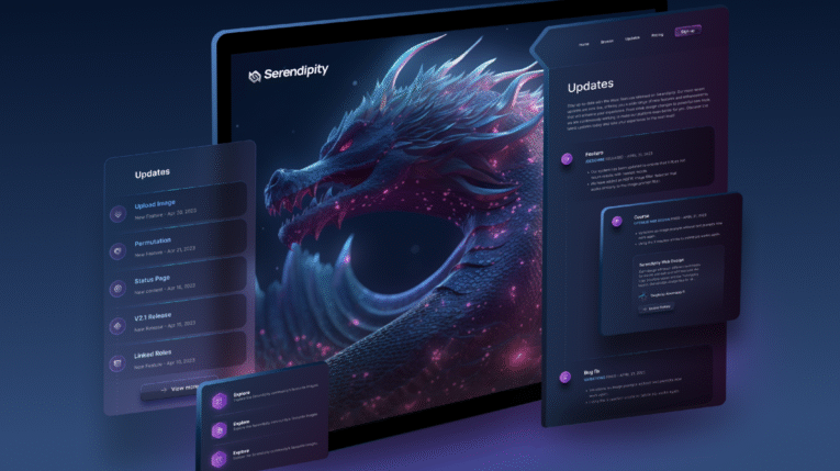 figma web design dragon